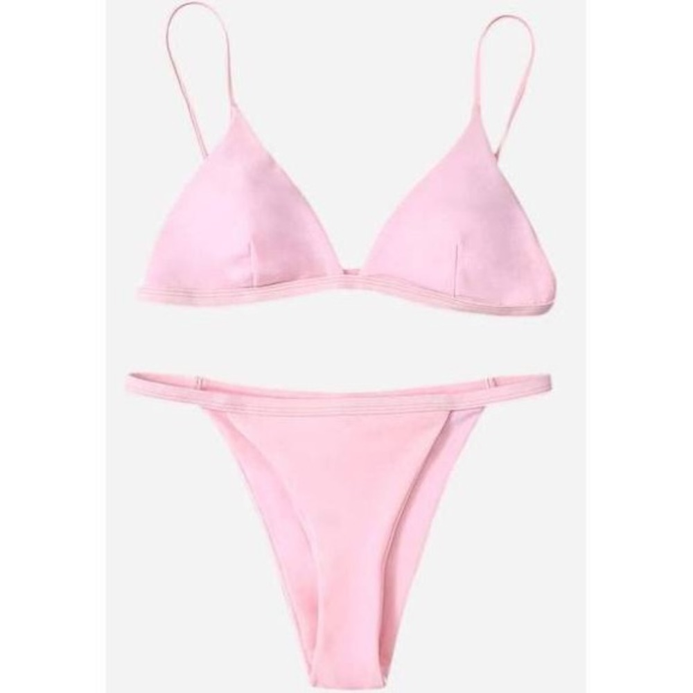 Baby pink bikini